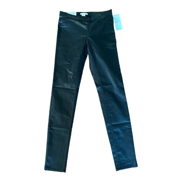 H&M Denim - H&M Super Skinny High Jeans - Black Coated Denim, Size 6 (NWT)
